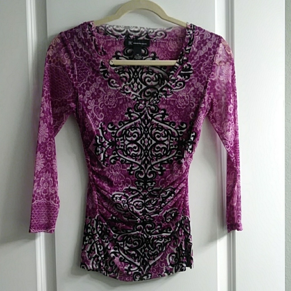 Never worn, Stretch, Sheer v neck